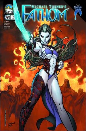 Michael Turner's Fathom (2008) issue 6 Ale Garza Cover
