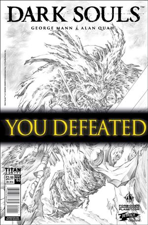 Dark Souls: The Breath of Andolus issue 3-D Alan Quah Forbidden Planet / Jetpack Comics Cover