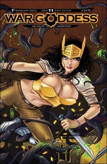 War Goddess issue 11-B Wraparound Cover