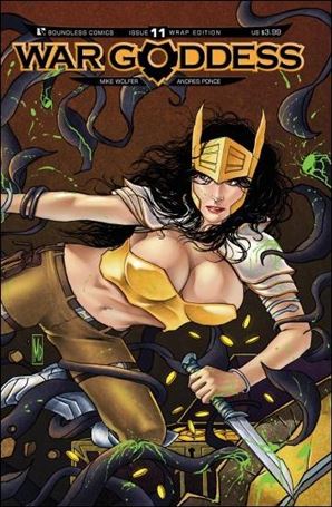 War Goddess issue 11-B Wraparound Cover