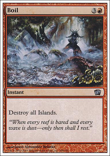 Magic the Gathering: 8th Edition (Base Set) card 180 Boil