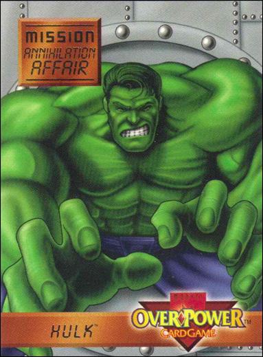 Marvel Overpower (Mission Subset) card 7 of 7 AnA Hulk