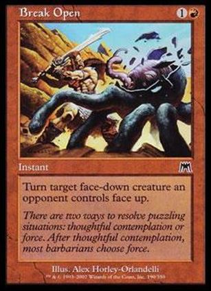 Magic the Gathering: Onslaught (Base Set) card 190 Break Open
