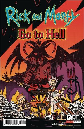 Rick and Morty Go to Hell issue 4-B Marie Enger Cover