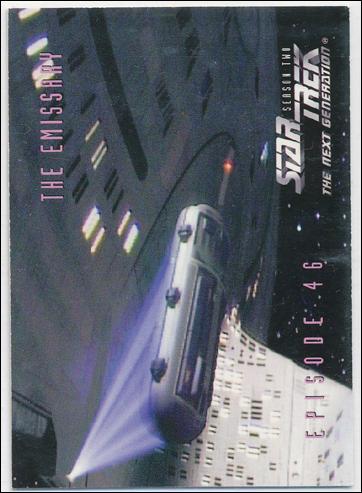 Star Trek: The Next Generation - The Episode Collection Season Two (Base Set) card 193 The Emmissary, Episode 46A