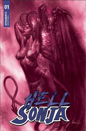 Hell Sonja issue 1-J Lucio Parrillo 1:10 Red Tint Cover