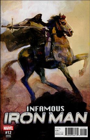Infamous Iron Man issue 12-B Alex Maleev Alternate Cover