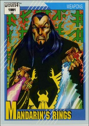 Marvel Universe: Series 2 (Base Set) card 137 Mandarin's Rings