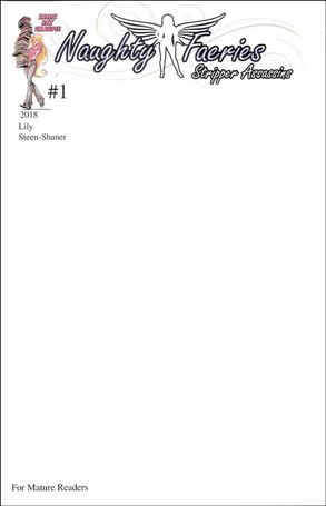 Naughty Faeries Stripper Assassins issue 1-K Blank Sketch Cover
