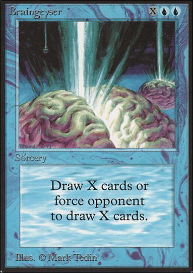 Magic the Gathering: Limited Edition Beta (Base Set) card 51 Braingeyser