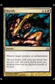 Magic the Gathering: Guildpact (Base Set) card 122 Mortify