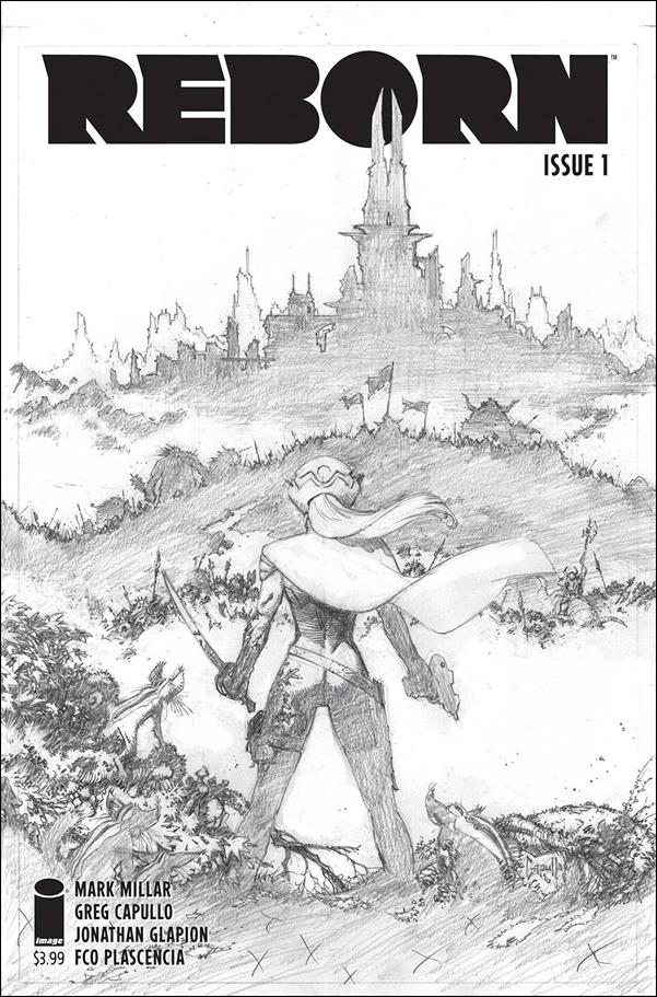 Reborn issue 1-G Greg Capullo 1:100 Sketch Cover