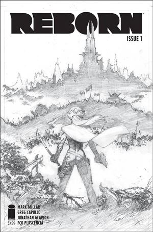 Reborn issue 1-G Greg Capullo 1:100 Sketch Cover