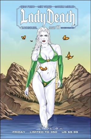 Lady Death (2010) issue 17-G San Diego Comic-Con Friday Cover 1/350