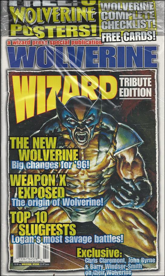 Wizard Tribute to Wolverine issue nn Polybagged w/ Trading Cards
