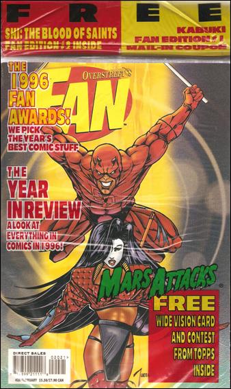 Overstreet's FAN issue 20 Polybagged Billy Tucci Daredevil & Shi Cover 