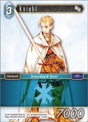 Final Fantasy Trading Card Game: Opus I (Base Set) card 050C Knight