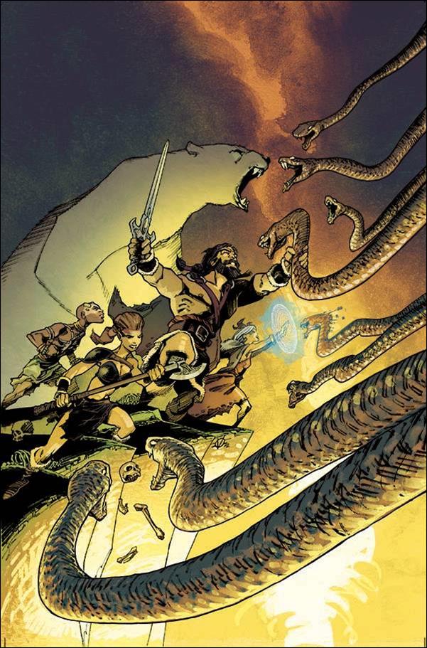 Mighty Barbarians issue 1-F Olivier Vatine 1:10 Virgin Cover