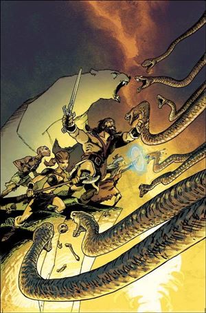 Mighty Barbarians issue 1-F Olivier Vatine 1:10 Virgin Cover