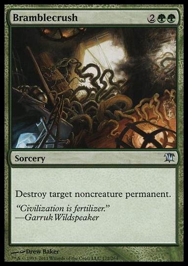 Magic the Gathering: Innistrad (Base Set) card 172 Bramblecrush