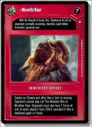 Star Wars: Hoth Limited (Base Set) card 27 Mournful Roar