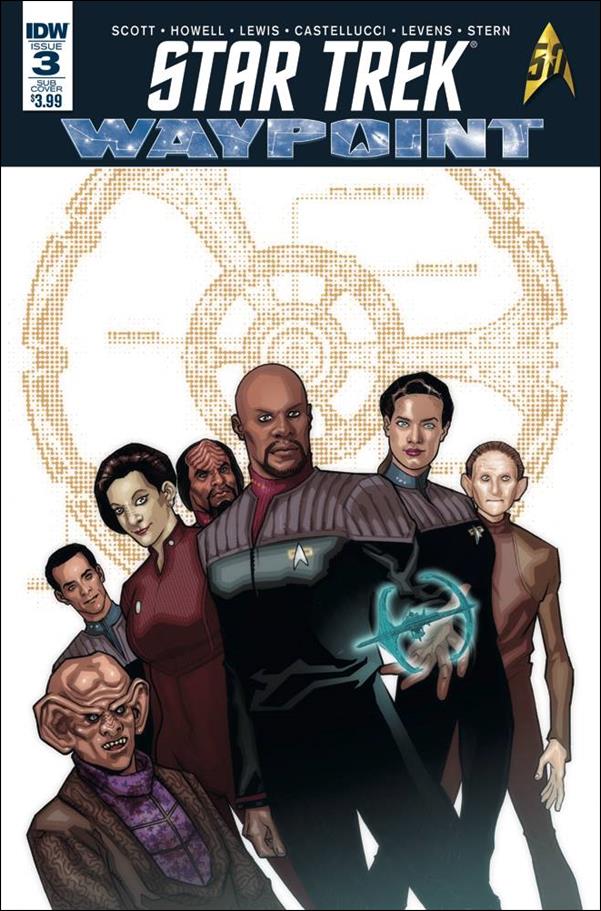 Star Trek: Waypoint issue 3-B David Messina Subscription Cover 