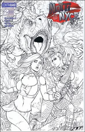 Notti & Nyce (2013) issue 2-D Nei Ruffino Black & White Cover 1/200