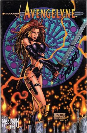 Avengelyne (1996) issue 1-E DF Andy Park Cover (signed by John Stinsman) 1/500