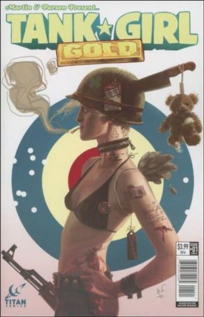 Tank Girl: Tank Girl Gold issue 1-B Black Frog Cover