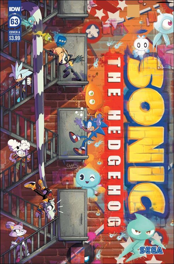 Sonic the Hedgehog (2018) 63-A by IDW