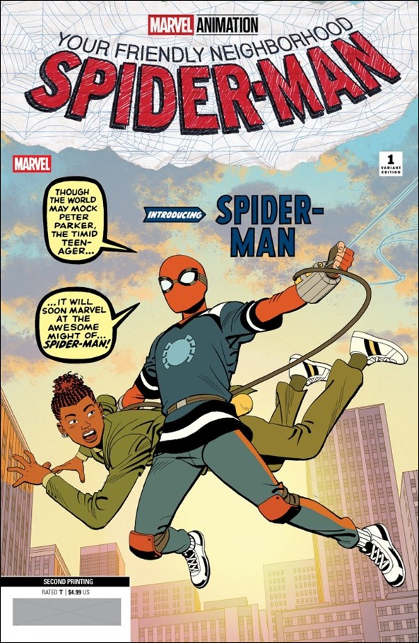 Your Friendly Neighborhood Spider-Man (2025) issue 1-F Marvel Animation Homage 1:25 Cover (2nd Printing)