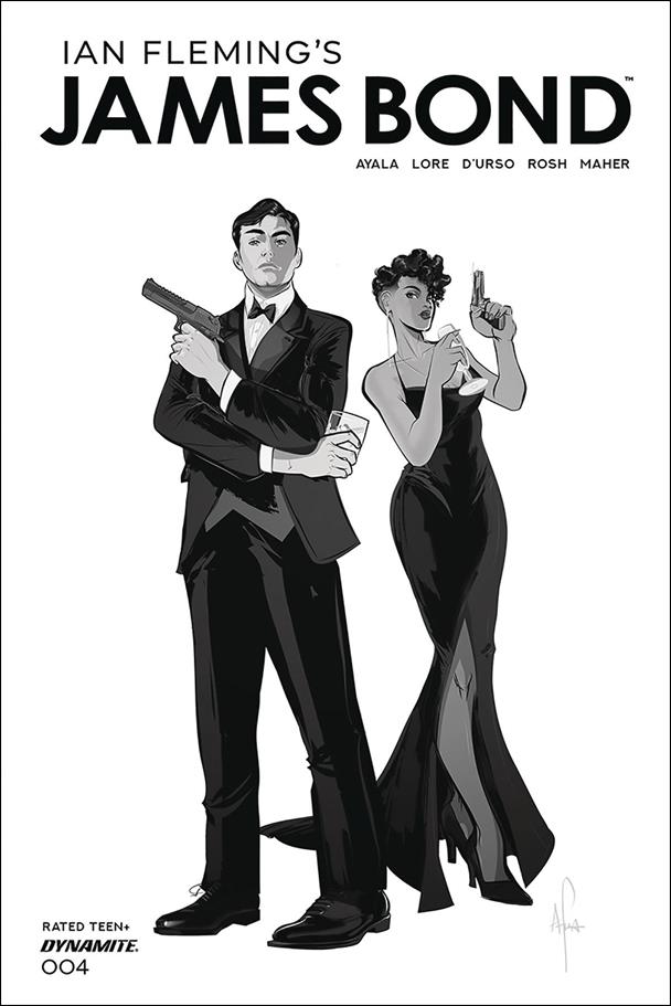 James Bond (2019) issue 4-E 1:20 Black & White Cover