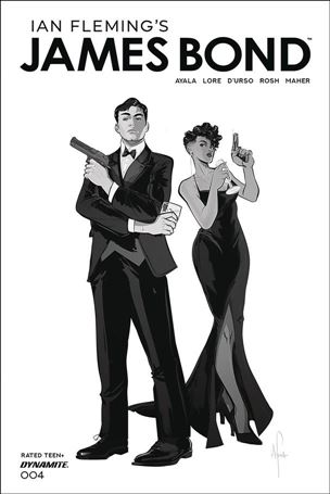 James Bond (2019) issue 4-E 1:20 Black & White Cover