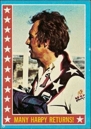 Evel Knievel (Base Set) card 42 Many Happy Returns!