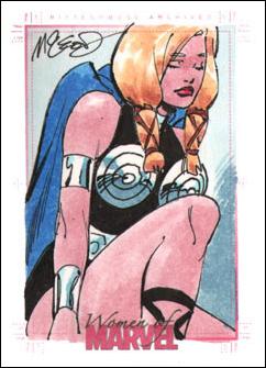 Women of Marvel (SketchaFEX Subset) card BM Bob McLeod 1/250