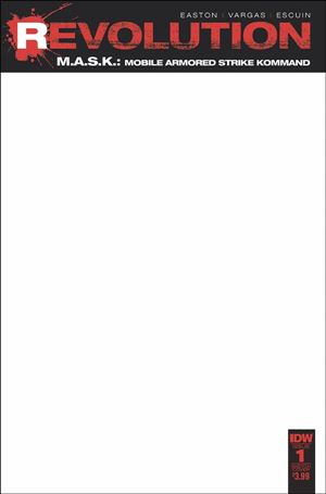 M.A.S.K.: Mobile Armored Strike Kommand: Revolution issue 1-C Blank Sketch Cover