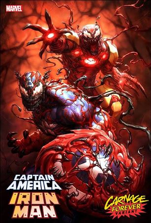 Captain America / Iron Man issue 5-C Kendrick Lim Carnage Forever Cover