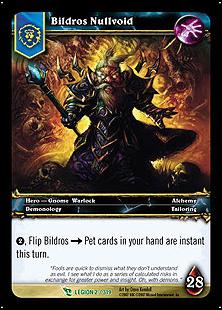 World of Warcraft: March of the Legion (Base Set) card 2 Bildros Nullvoid