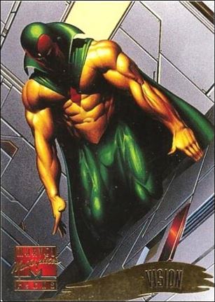 1995 Marvel Masterpieces (Base Set) card 150 Vision