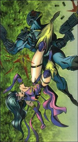 WildC.A.T.s '94 (Base Set) card 82 Voodoo vs. Black Razor