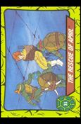 Teenage Mutant Hero Turtles (Ireland) (Base Set) card 31 The Rescue of April
