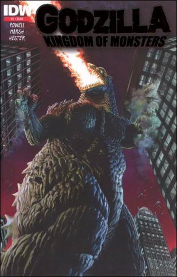 Godzilla: Kingdom of Monsters issue 1-I Alex Ross Red Foil Cover (2nd Printing)