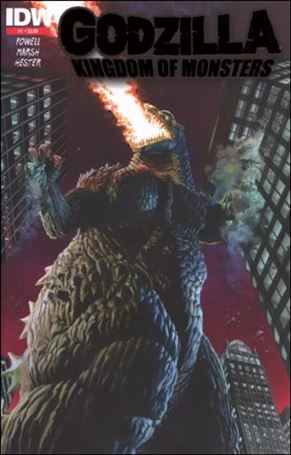 Godzilla: Kingdom of Monsters issue 1-I Alex Ross Red Foil Cover (2nd Printing)
