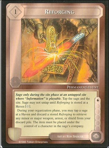 Middle-Earth: The Wizards (Base Set) card 359 Reforging