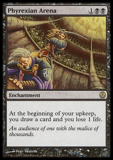 Magic the Gathering: Duel Decks: Phyrexia vs. the Coalition (Base Set) card 27 Phyrexian Arena