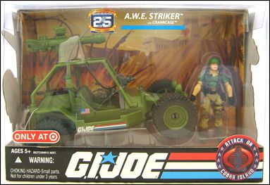 G.I. Joe 25th Anniversary Vehicles figure 7 A.W.E. Striker (with Crankcase)