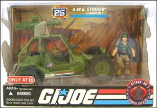 G.I. Joe 25th Anniversary Vehicles figure 7 A.W.E. Striker (with Crankcase)