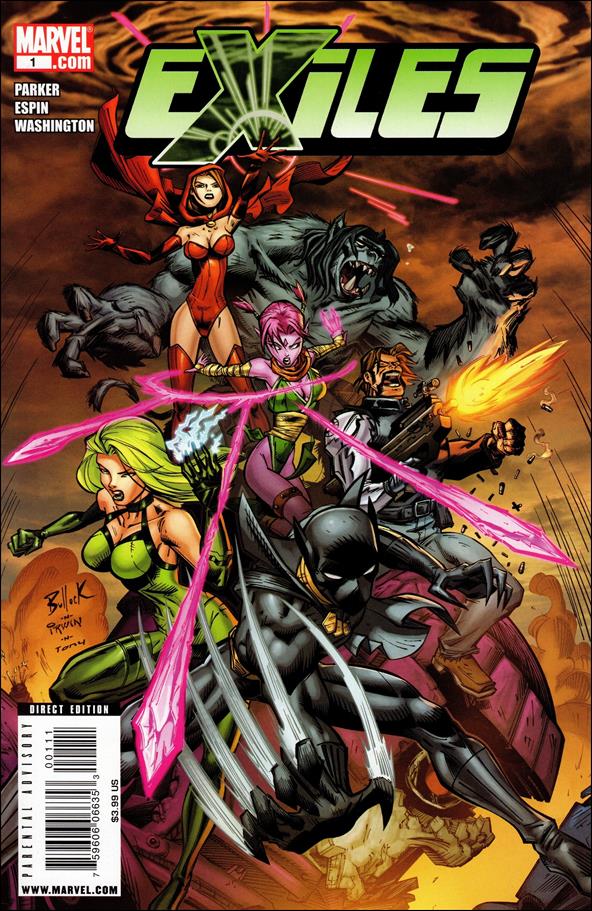 Exiles (2009) issue 1 Dave Bullock Cover
