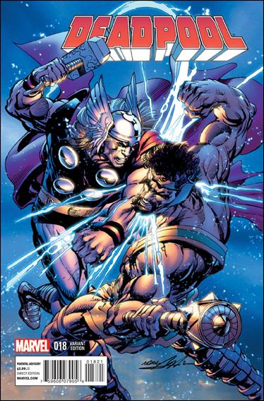 Deadpool (2013) issue 18-B Neal Adams 1:20 "Thor Battle" Cover