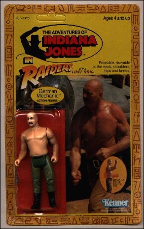 Adventures of Indiana Jones figure 8 German Mechanic
